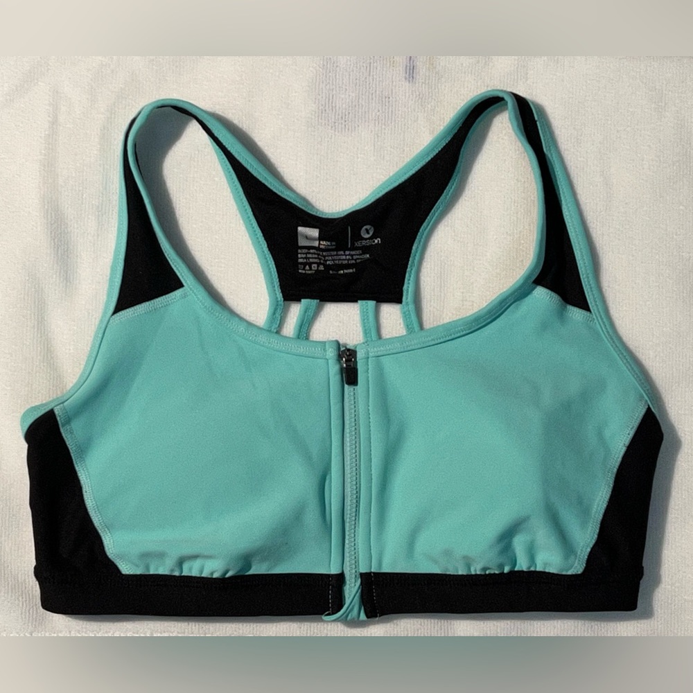 Xersion Zip front Sports Bra